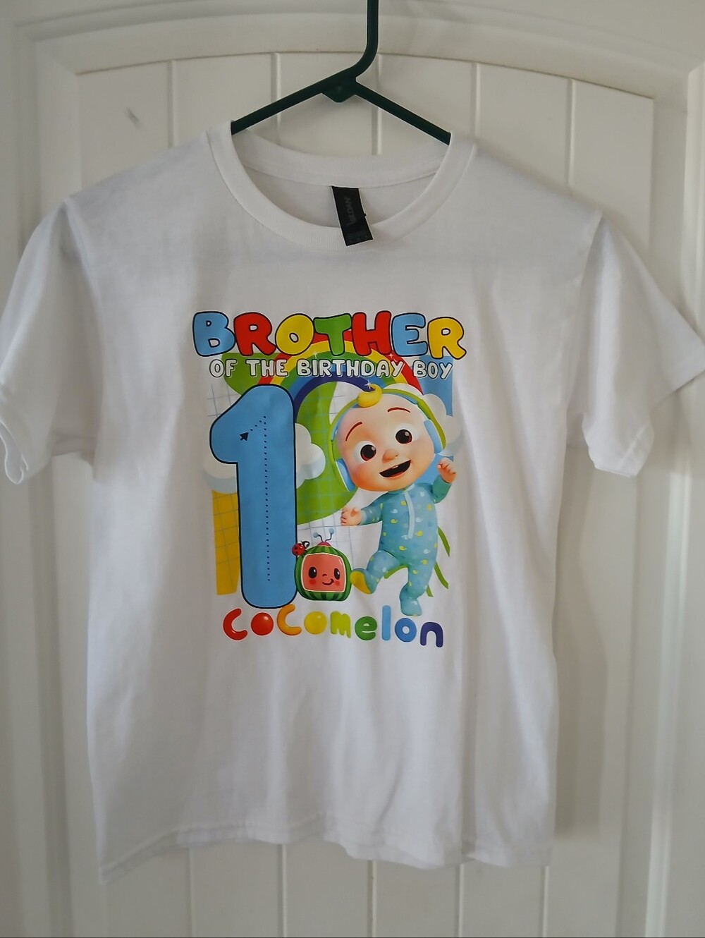 Cocomelon Brother Of Birthday Boy 1st Birthday Custom Tshirt